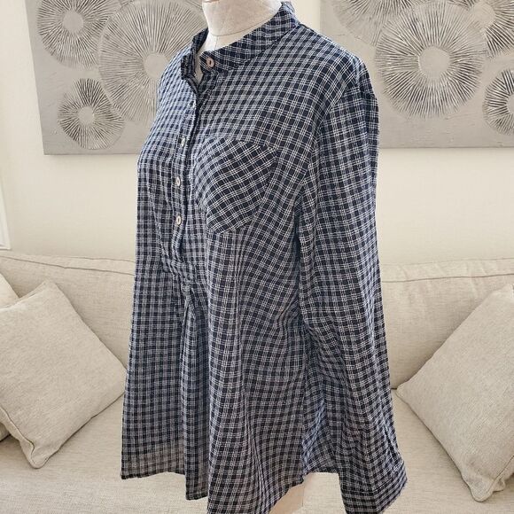 Suzanne Betro Weekend Long-Sleeve Top sz 1x - Picture 7 of 13